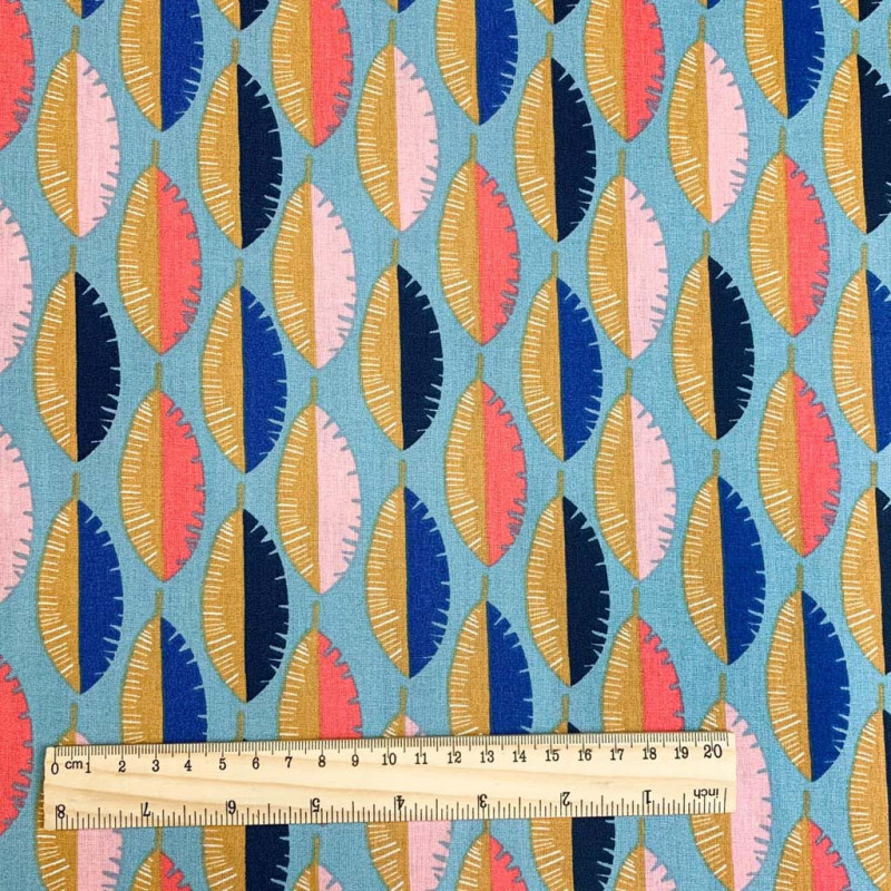 Algodón estampado GOFAO Nilo / Multicolor vintage